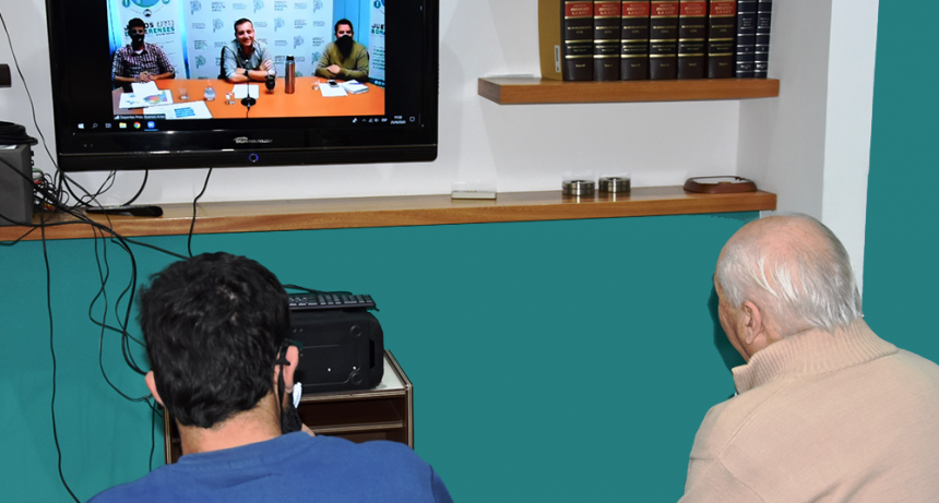 REUNIÓN VIRTUAL CON EL EQUIPO DE LA SUBSECRETARÍA DE DEPORTE DE LA PROVINCIA