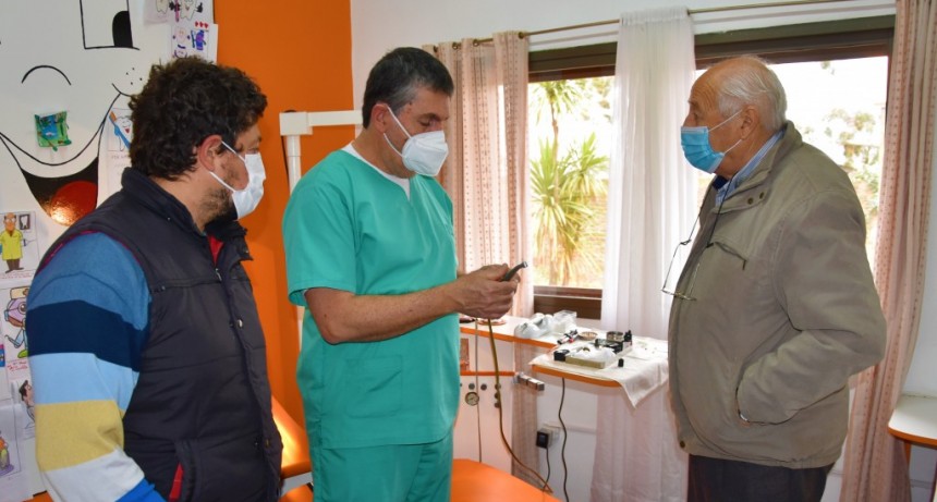 EL INTENDENTE VISITÓ LA SALA DE PRIMEROS AUXILIOS