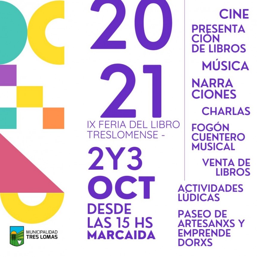 NUEVA EDICIÓN DE LA FERIA DEL LIBRO Y LA CULTURA TRESLOMENSE