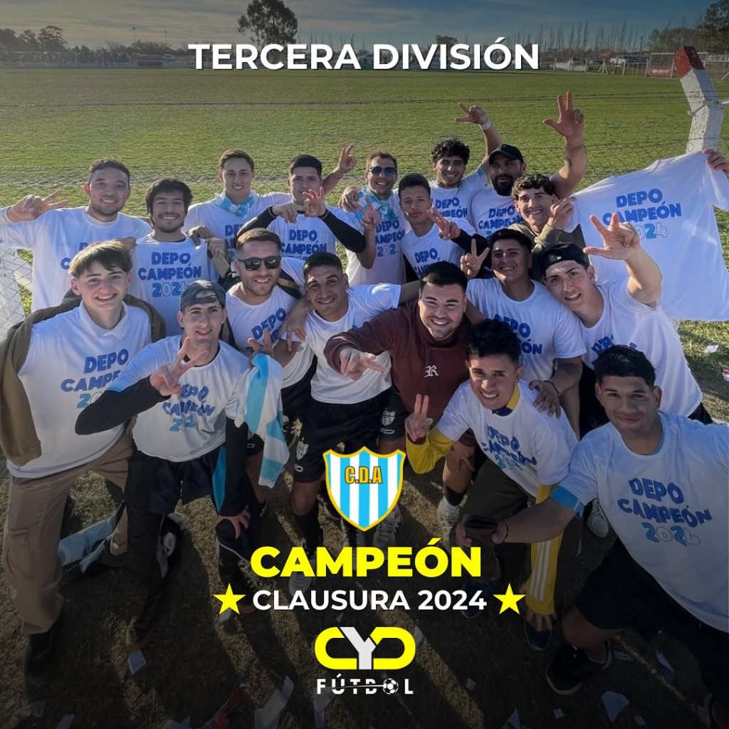 TERCERA DIVISIÓN: DEPORTIVO ARGENTINO CAMPEÓN