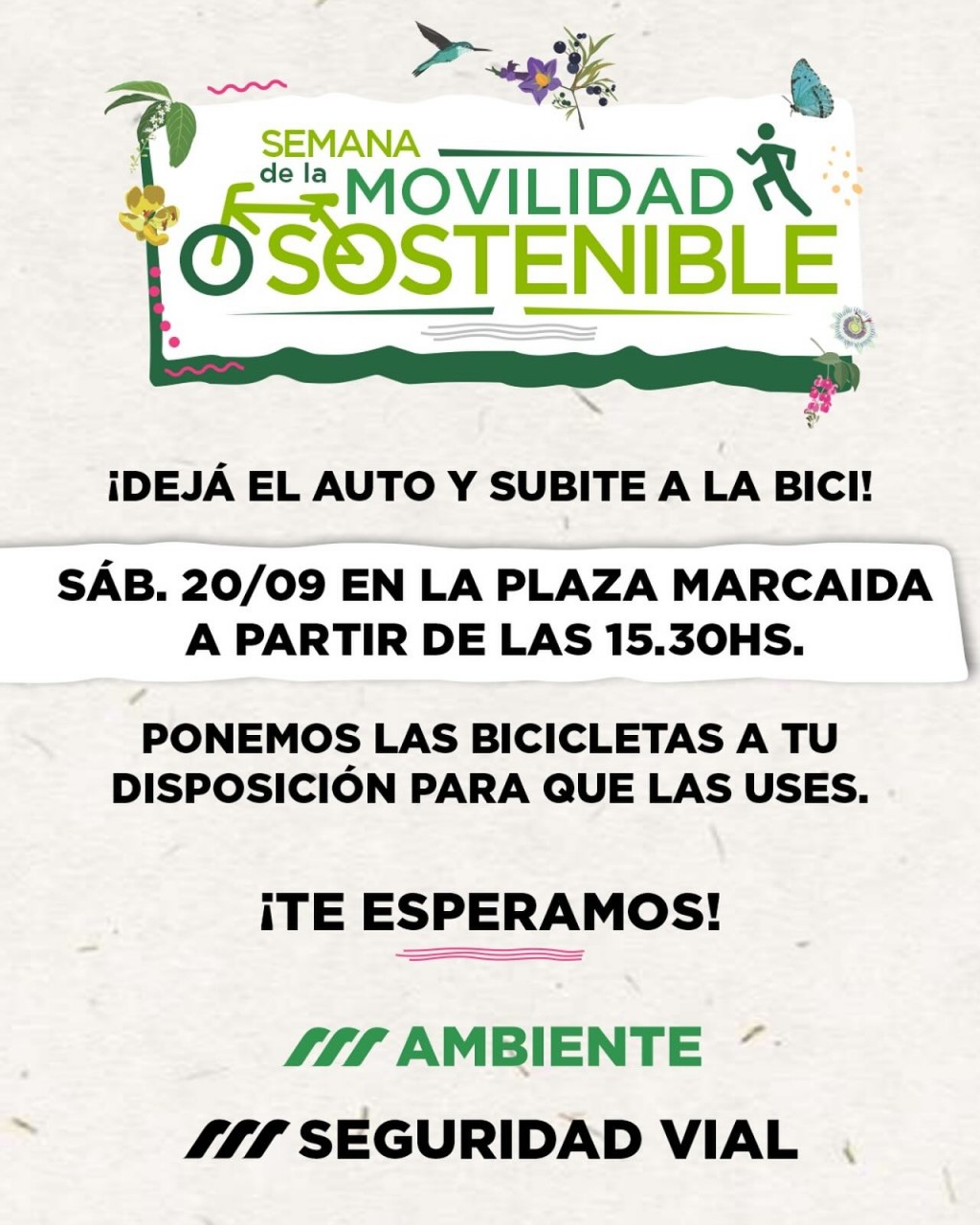 ACTIVIDAD POR LA SEMANA DE LA MOVILIDAD SUSTENTABLE