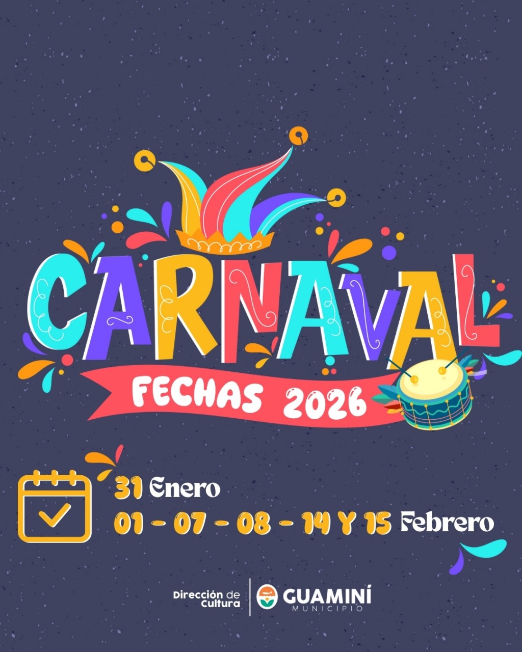 LA EDICIÓN 2026 DEL CARNAVAL DEL ARTE Y LA ALEGRÍA YA TIENE FECHA
