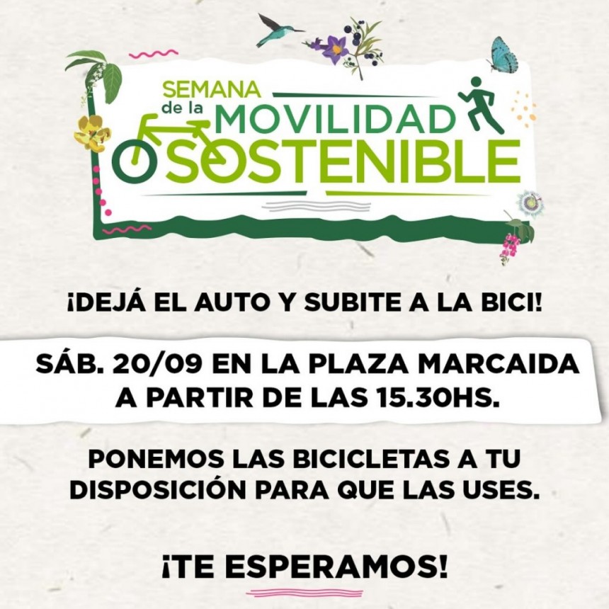 ACTIVIDAD POR LA SEMANA DE LA MOVILIDAD SUSTENTABLE