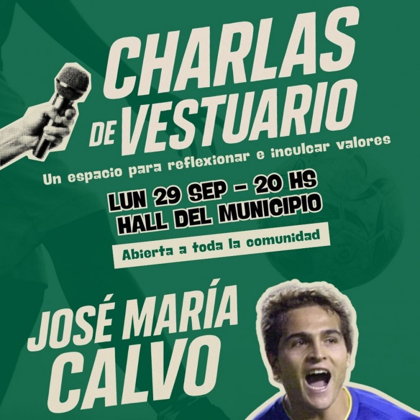 CHARLAS DE VESTUARIO: JOSÉ MARÍA CALVO