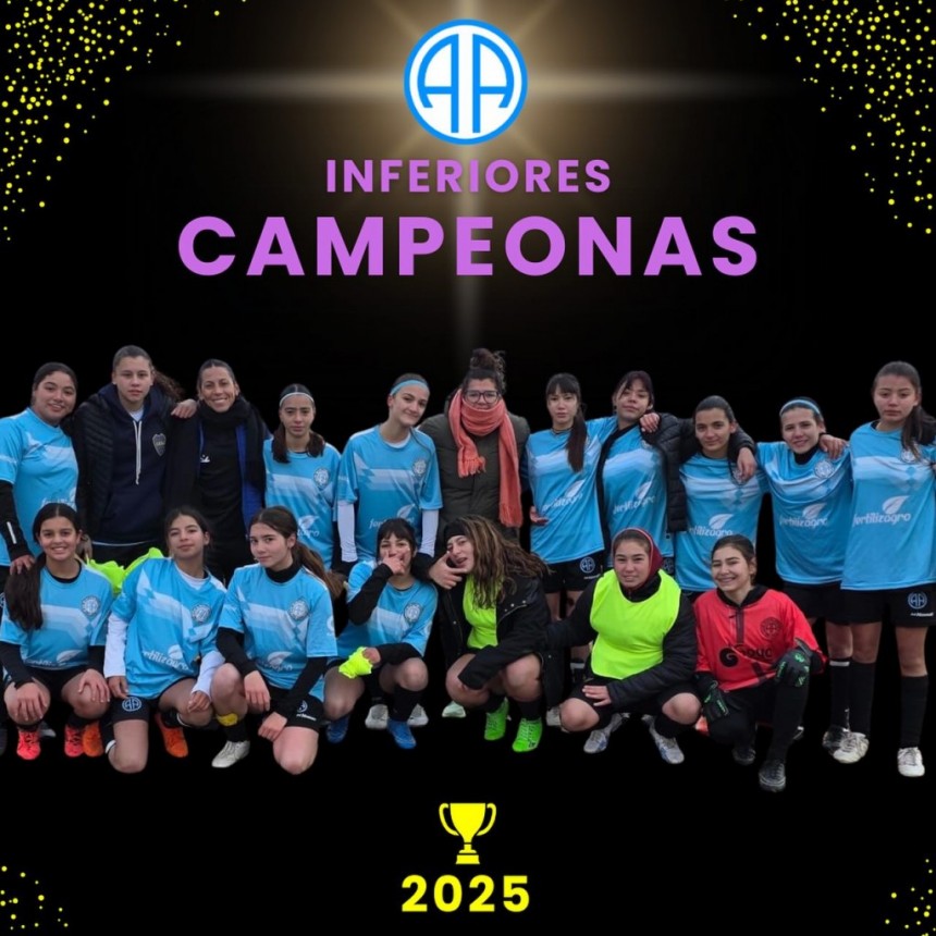 FÚTBOL FEMENINO: ATLÉTICO ARGENTINO CAMPEÓN