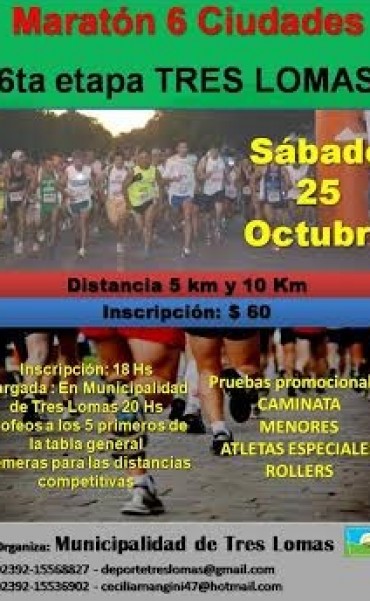 LA MARATON 6 CIUDADES CORRE EN TRES LOMAS