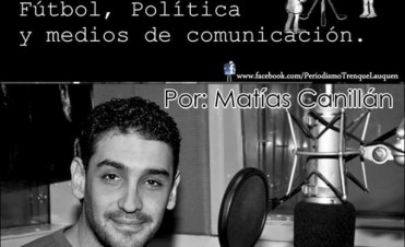 EL PERIODISTA MATIAS CANILLAN DISERTARÁ EN TRENQUE LAUQUEN