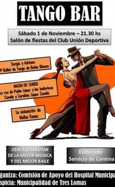 TANGO BAR A BENEFICIO DEL HOSPITAL