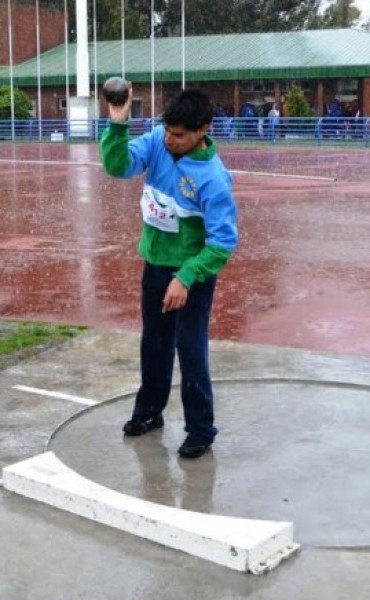 JUEGOS BONAERENSES 2016 - SEBASTIAN DIEZ LOGRO LA MEDALLA DE PLATA EN LANZAMIENTO DE BALA