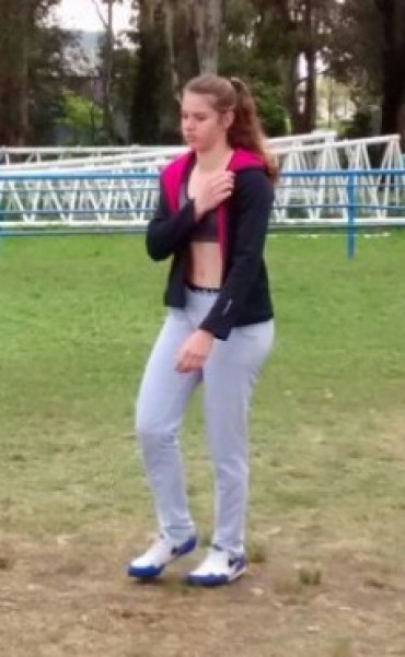 JUEGOS BONAERENSES 2016 - IARA PEREZ LOGRO LA MEDALLA DE PLATA EN 80 METROS