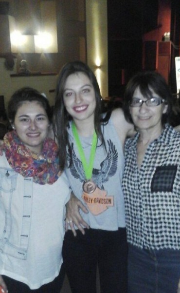 JUEGOS BONAERENSES 2016 - GABRIELA MOSCOVICH OBTUVO LA MEDALLA DE PLATA