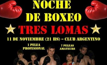BOXEO EN TRES LOMAS: LUCAS SANDOVAL DEBUTA EN EL PROFESIONALISMO