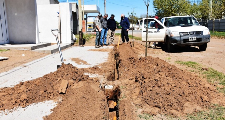 CONTINÚA LA EXTENSIÓN DE LA RED DOMICILIARIA DE GAS