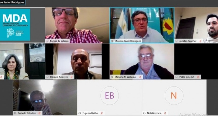 EL MINISTRO JAVIER RODRÍGUEZ Y LA MESA DIRECTIVA DE CARBAP AVANZARON EN LA ARTICULACIÓN DEL PLAN DE MEJORA DE CAMINOS RURALES Y EL PROGRAMA DE PREVENCIÓN DE ETS