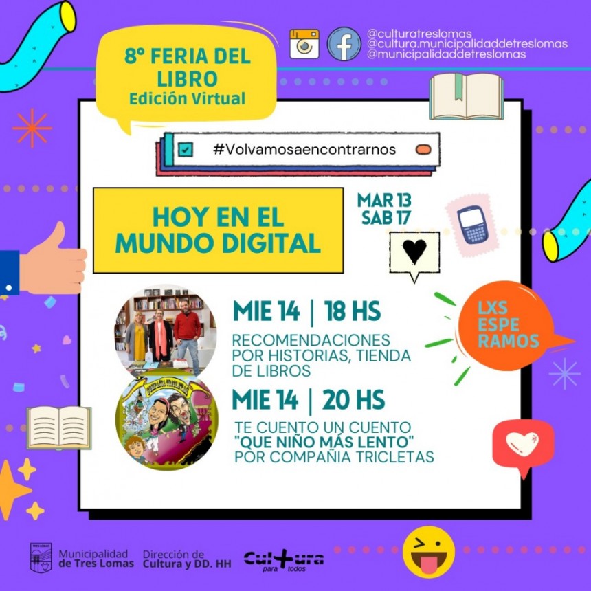 COMENZÓ LA 8° FERIA DEL LIBRO - EDICIÓN VIRTUAL