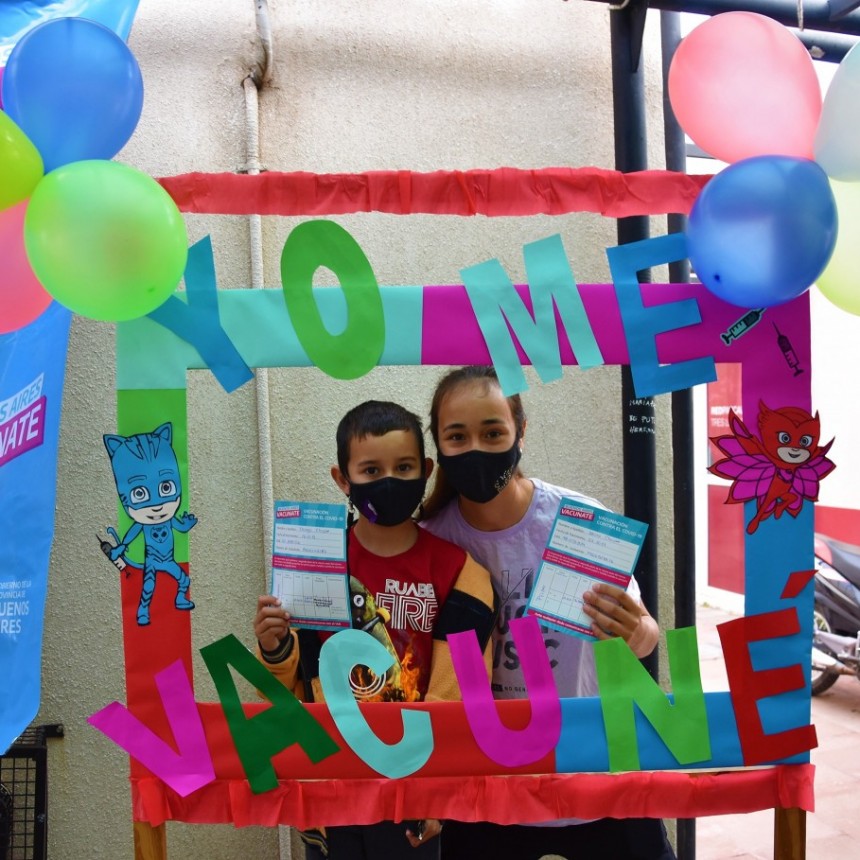 COMENZÓ LA VACUNACIÓN PARA NIÑOS Y NIÑAS DE 3 A 11 AÑOS