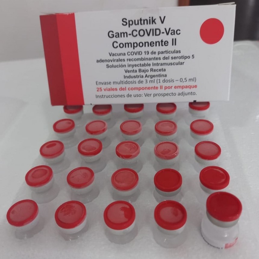 TRES LOMAS RECIBIÓ 125 NUEVAS DOSIS DE SPUTNIK V