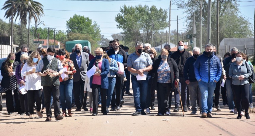 ENTRONIZACIÓN DEL CURA BROCHERO EN EL BARRIO “LA TRANQUILIDAD”