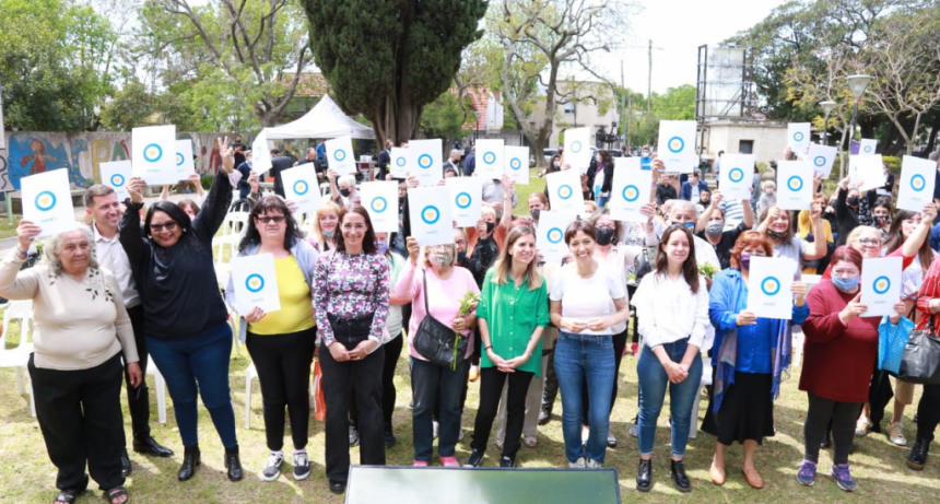 RAVERTA YMENDOZA SE REUNIERON CON LAS PRIMERAS JUBILADAS QUILMEÑAS DEL RECONOCIMIENTO DE APORTES POR TAREAS DE CUIDADO
