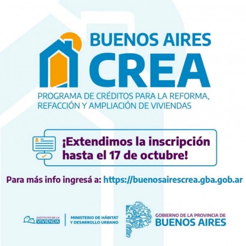 BUENOS AIRES CREA: PARA QUIENES DESEAN REFACCIONAR SU VIVIENDA