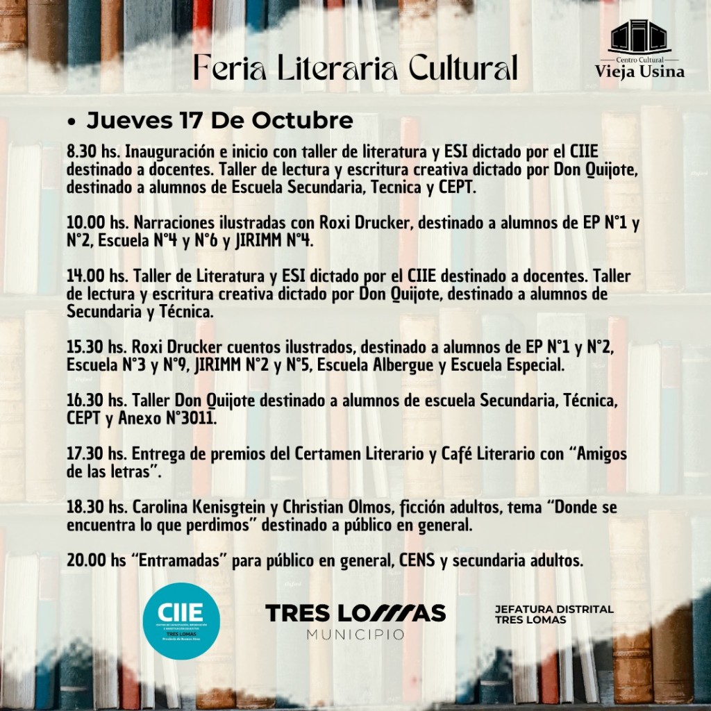 COMIENZA LA FERIA LITERARIA CULTURAL