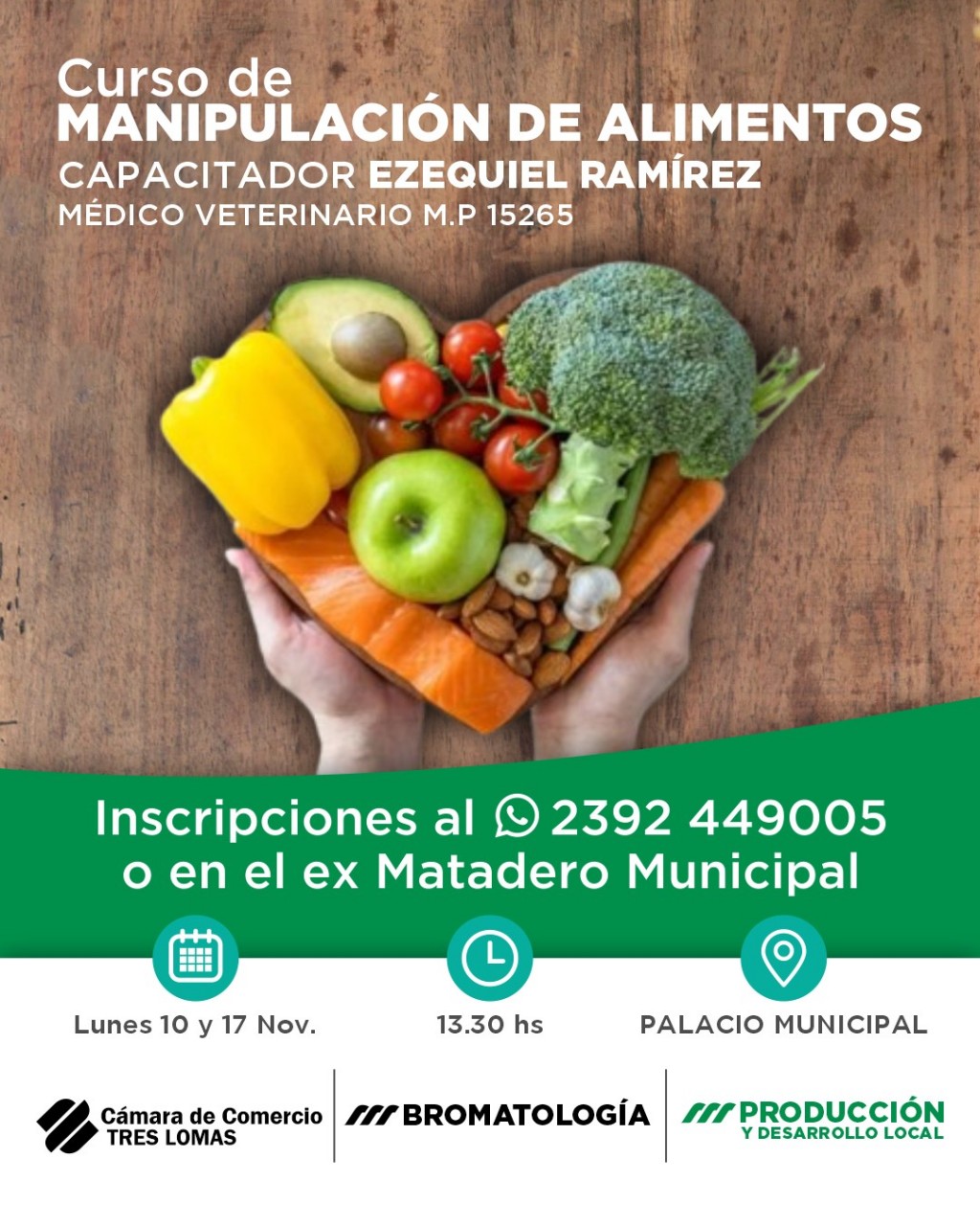 CURSO DE MANIPULACIÓN DE ALIMENTOS