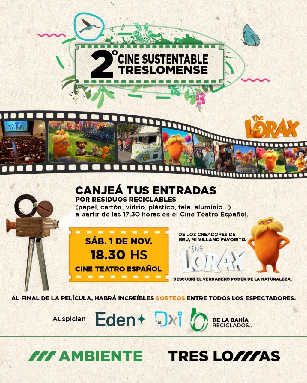 SEGUNDA EDICIÓN DEL “CINE SUSTENTABLE”