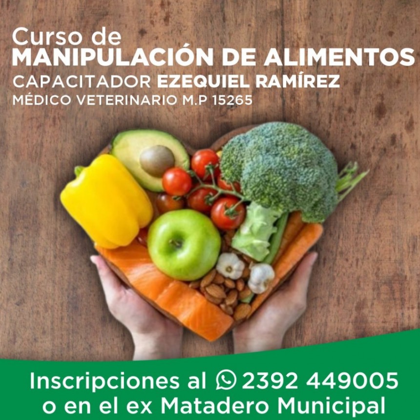 CURSO DE MANIPULACIÓN DE ALIMENTOS