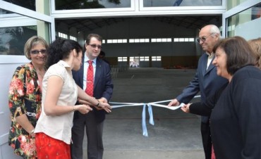 FUE INAUGURADO EL GIMNASIO DE LA ESCUELA Nº 1