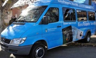 CAMPAÑA PARA RENOVACION DE DNI: MOVILES DEL MINISTERIO VISITARAN EL DISTRITO