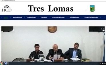 FUE PRESENTADA LA WEB OFICIAL DEL CONCEJO DELIBERANTE