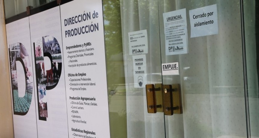 LA OFICINA DE PRODUCCIÓN PERMANECERÁ CERRADA HASTA NUEVO AVISO