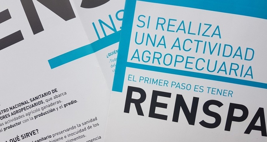 SENASA: LA INSCRIPCIÓN EN EL RENSPA SE REALIZA 100% POR AUTOGESTIÓN