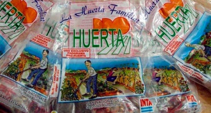 LUNES 16 Y MARTES 17 SE REALIZA DE TARDE LA ENTREGA DE LAS SEMILLAS PRO HUERTA