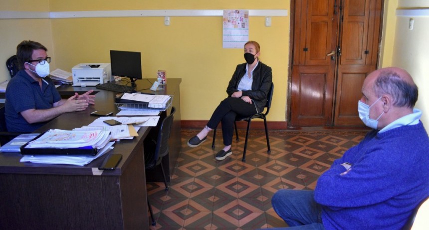EL DIRECTOR DEL ENTE Y EL DIRECTOR DEL HOSPITAL, SE REUNIERON CON LA NUEVA MÉDICA QUE SE INCORPORA AL SISTEMA HOSPITALARIO