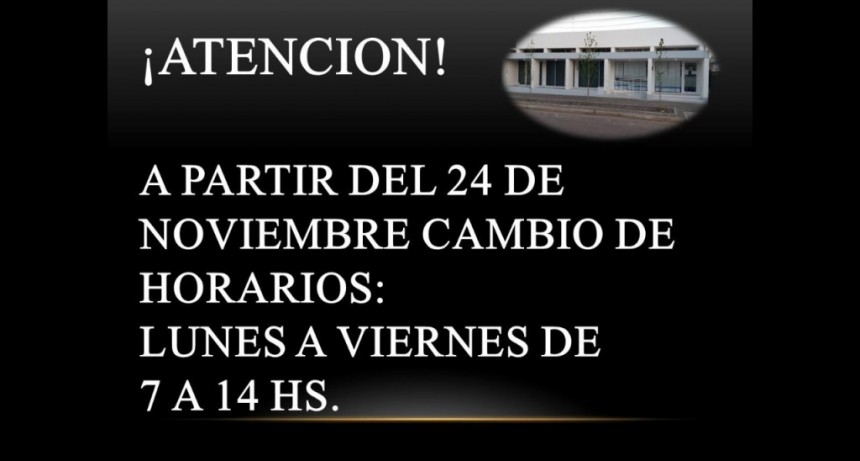 LA CÁMARA DE COMERCIO CAMBIA SU HORARIO DESDE EL 24 DE NOVIEMBRE