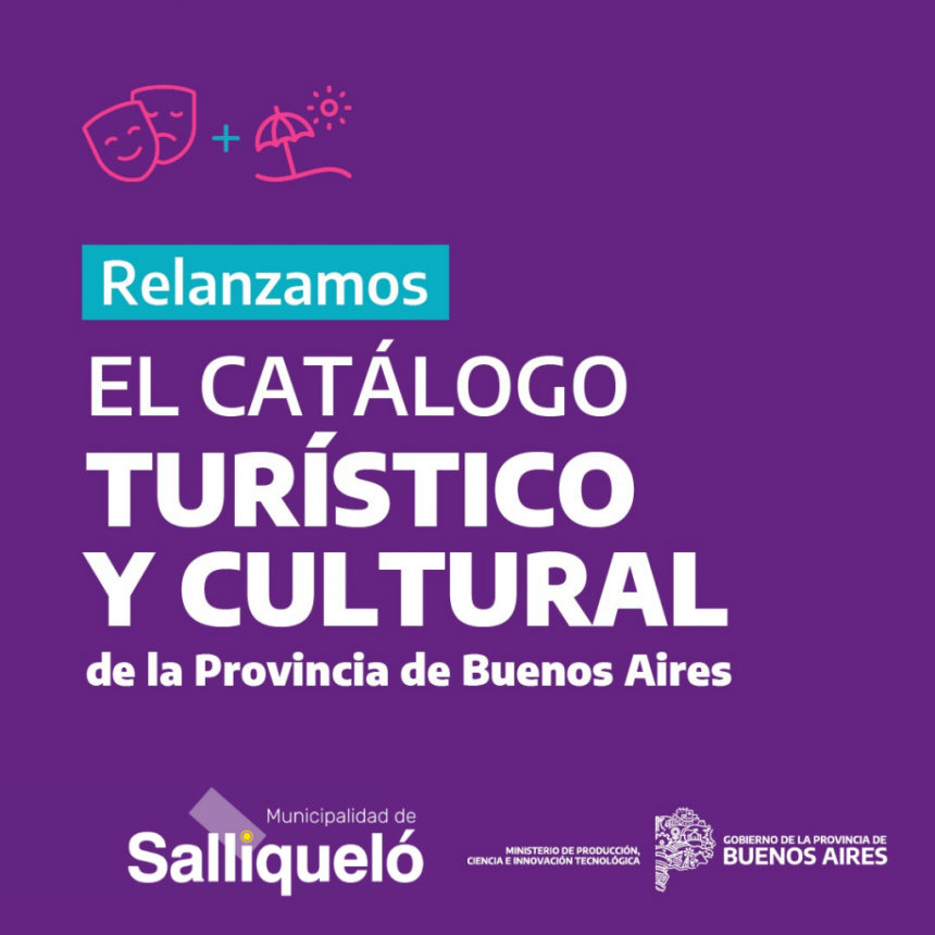 SE RELANZÓ EL CATÁLOGO TURÍSTICO Y CULTURAL DE LA PROVINCIA: LA INSCRIPCIÓN ESTARÁ ABIERTA HASTA EL 30 DE NOVIEMBRE