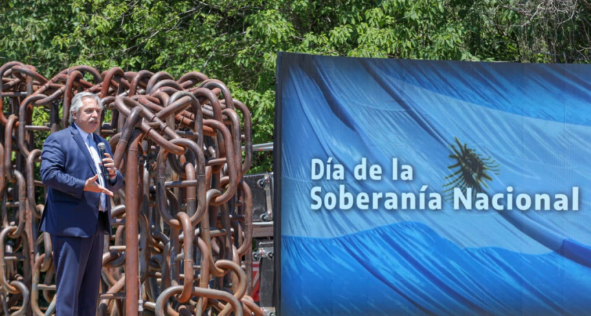 CON LA PRESENCIA DEL PRESIDENTE, NOSETTI PARTICIPÓ DEL ACTO POR EL DÍA DE LA SOBERANÍA NACIONAL