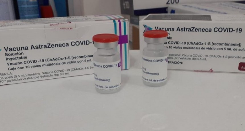 LLEGARON 200 DOSIS DE “ASTRAZENECA”