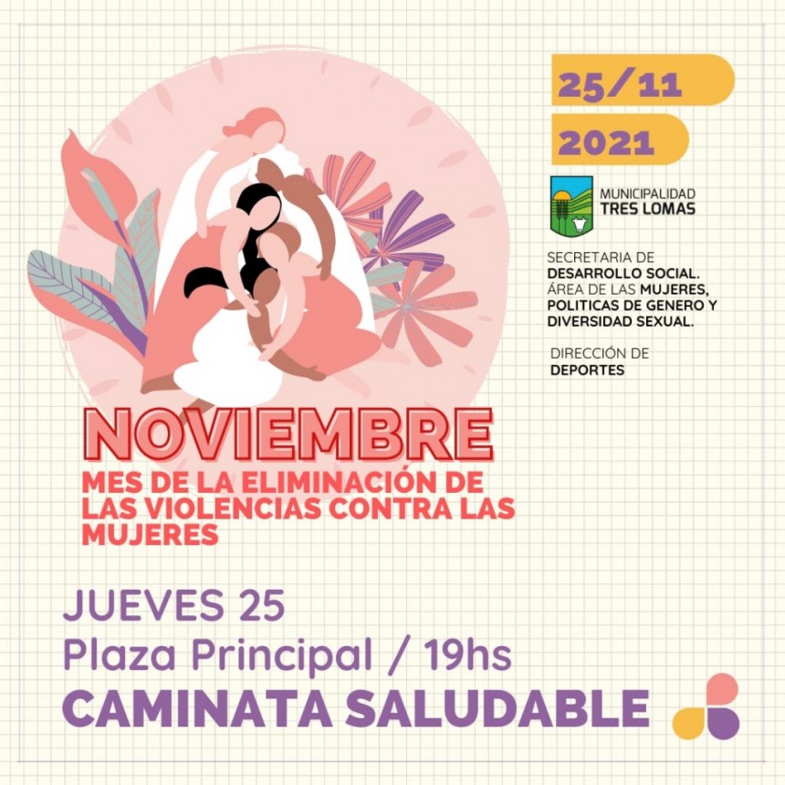 EL JUEVES 25 SE REALIZARÁ UNA CAMINATA SALUDABLE 