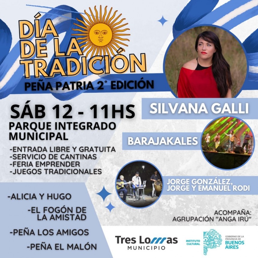 TRES LOMAS FESTEJA EL DÍA DE LA TRADICIÓN