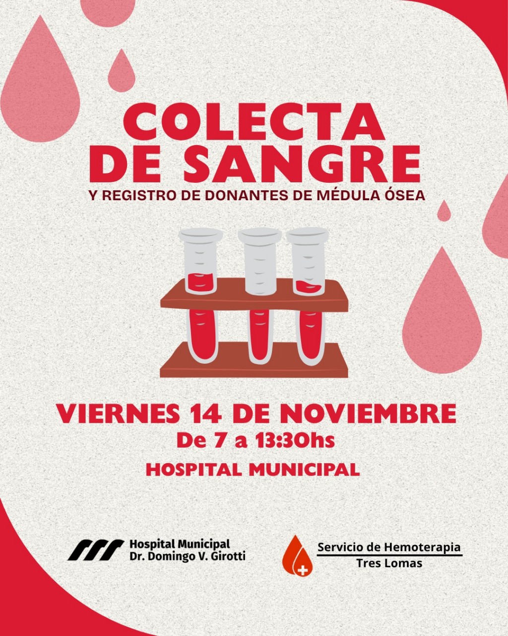 NUEVA COLECTA DE SANGRE EN EL HOSPITAL MUNICIPAL