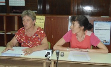 LAS CONSEJERAS DEL OFICIALISMO DIERON UNA CONFERENCIA DE PRENSA