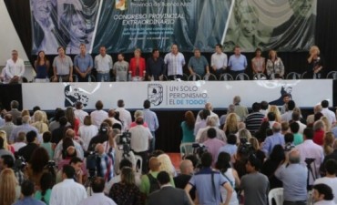 EL PJ LOCAL PRESENTE EN EL CONGRESO DEL PERONISMO PROVINCIAL