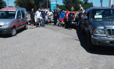 BOMBEROS DE TRES LOMAS Y LA REGION COLABORARON EN CONCORDIA