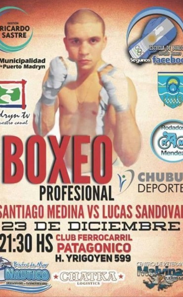 LUCAS SANDOVAL PELEA EN PUERTO MADRYN