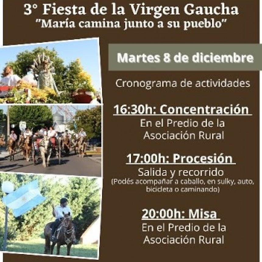 3° FIESTA DE LA VIRGEN GAUCHA