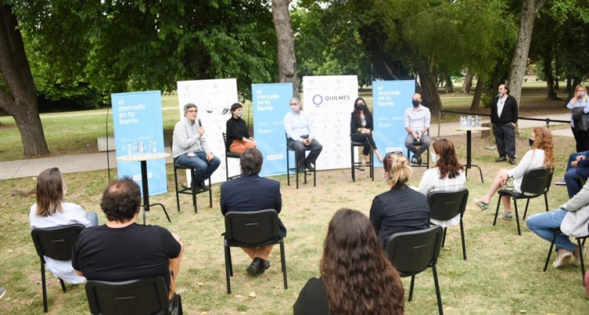 EL MINISTRO RODRÍGUEZ PARTICIPÓ JUNTO A BASTERRA DEL RELANZAMIENTO DE “EL MERCADO EN TU BARRIO”