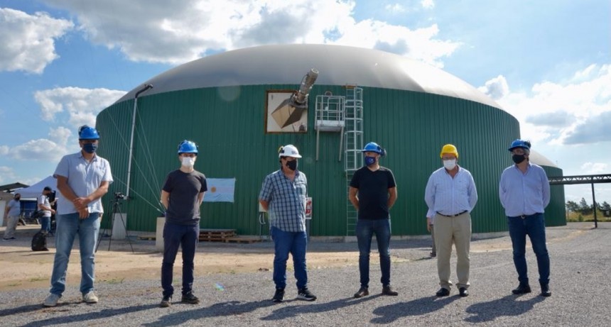 EL MINISTRO RODRÍGUEZ PARTICIPÓ DE LA INAUGURACIÓN DE UNA PLANTA BIOELÉCTRICA EN GENERAL ALVEAR