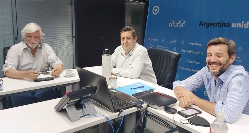 JORGE CARRERA SE ENTREVISTÓ CON NESTOR ALVAREZ EN EL ENOHSA